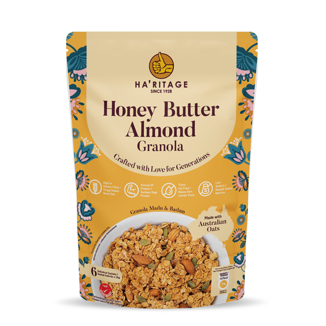 Honey Butter Almond Granola 216g