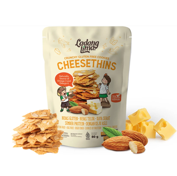 Ladang Lima Cheesethins 80g